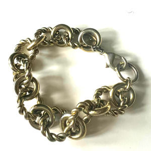 J CREW Large Link Gold Tone Chain Bracelet